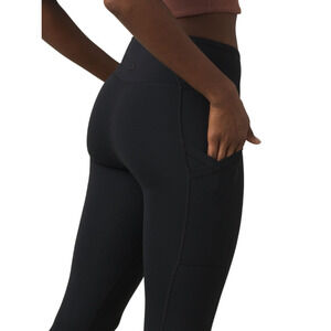 NWT prAna Electa Legging Black Pocket Black S Compression
